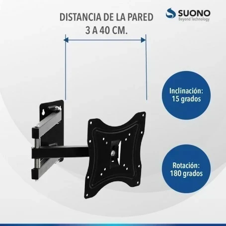 Soporte plegable para tv 14" - 43" Led Lcd Extensible 3