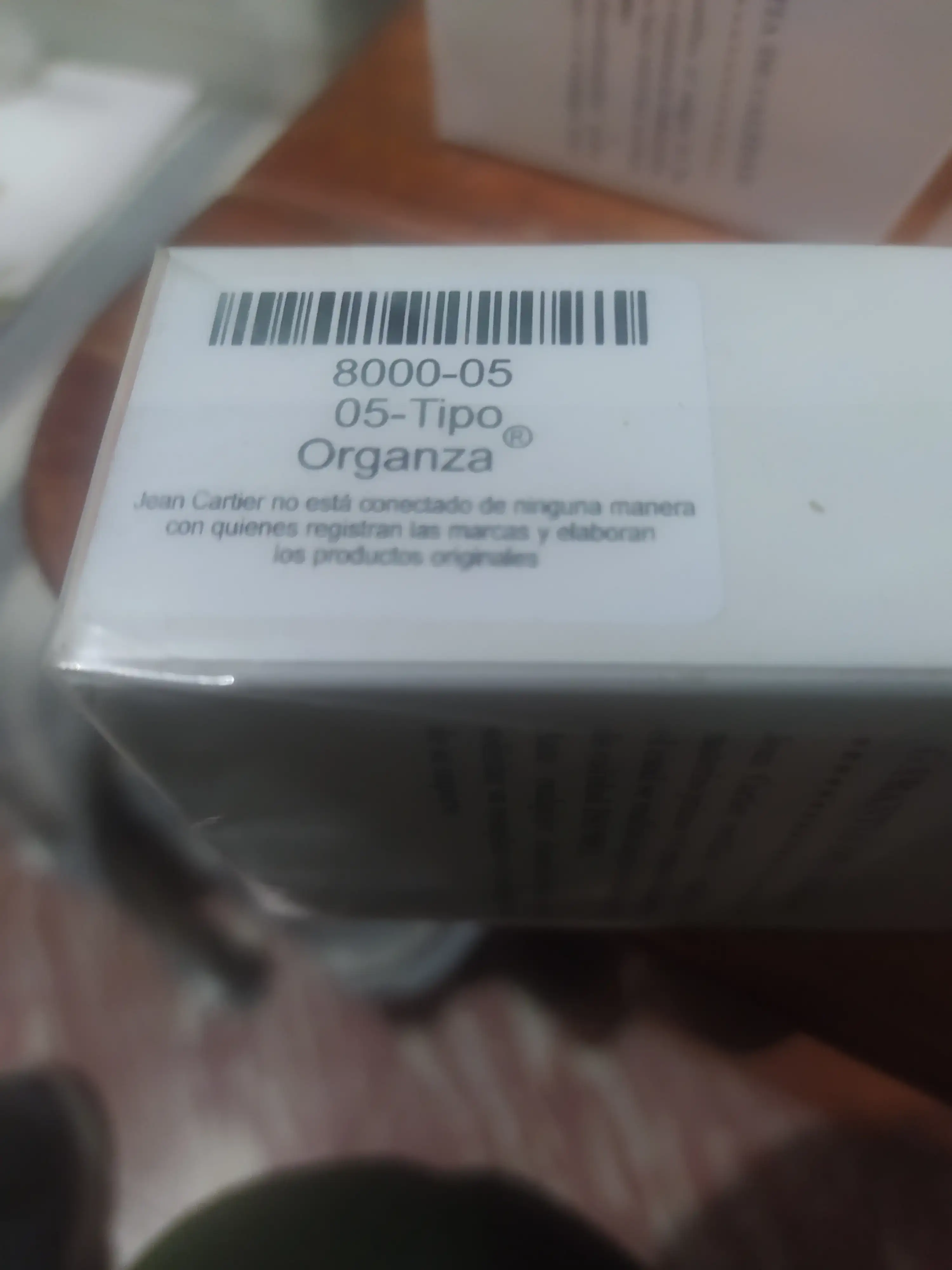 TIPO ORGANZA Mujer