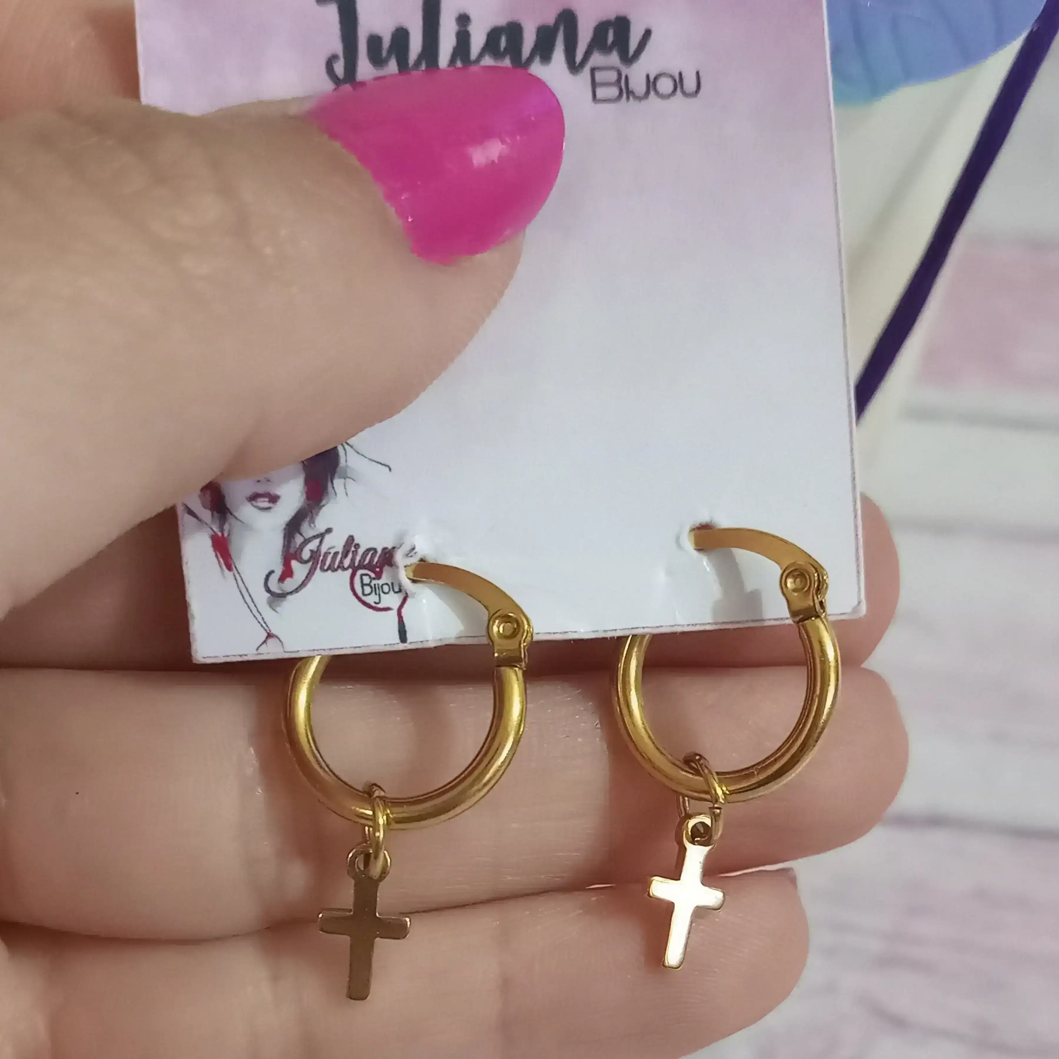 ARGOLLITAS C/ DIJES,DORADAS!!!🙌😍 DE 15MM 2