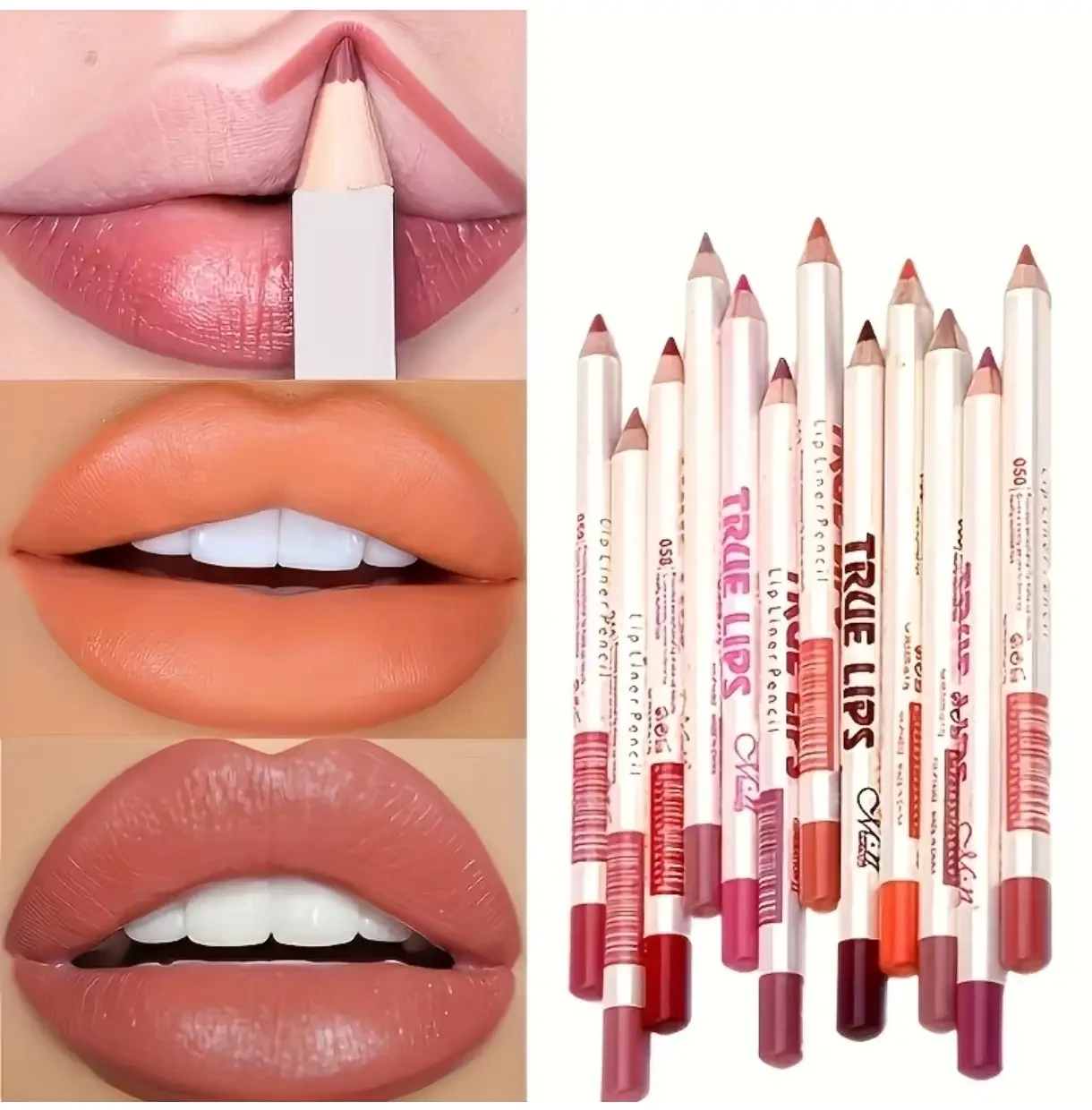 Delineador de Labios Duradero color Marrones
