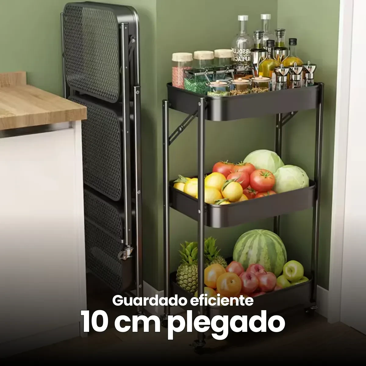 ORGANIZADOR METÁLICO PLEGABLE DE 3 NIVELES (WK150095)