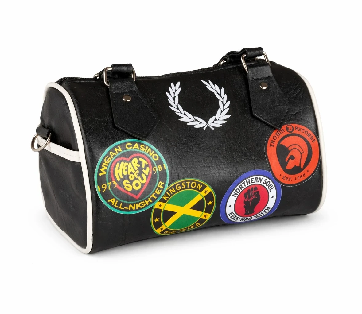 Bolso baul estampado 