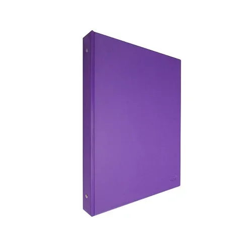 Carpeta doble anillo morado 3