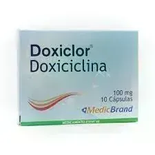 DOXICLOR 100 MG X 10 CAP DOXICICLINA MEDIC BRAND