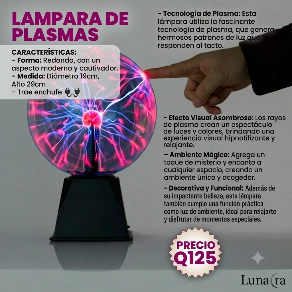 LAMPARA DE PLASMAS