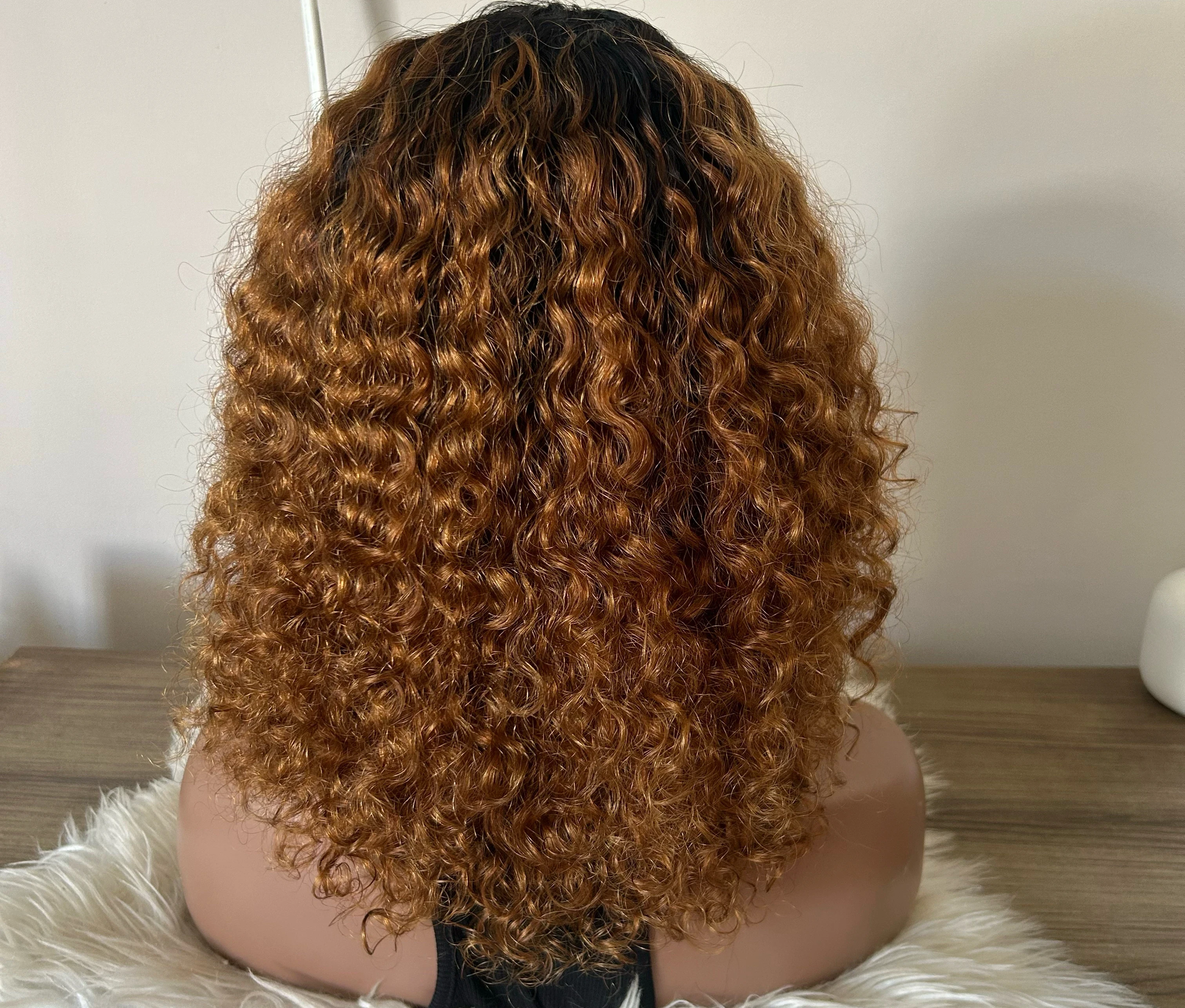 Peluca de cabello humano  14 pulgadas,   4