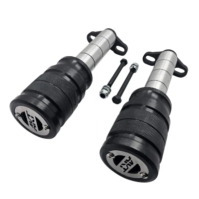 NKD 125 Slider defensa negro 24 cm x 6 cm logo acero cromado ML