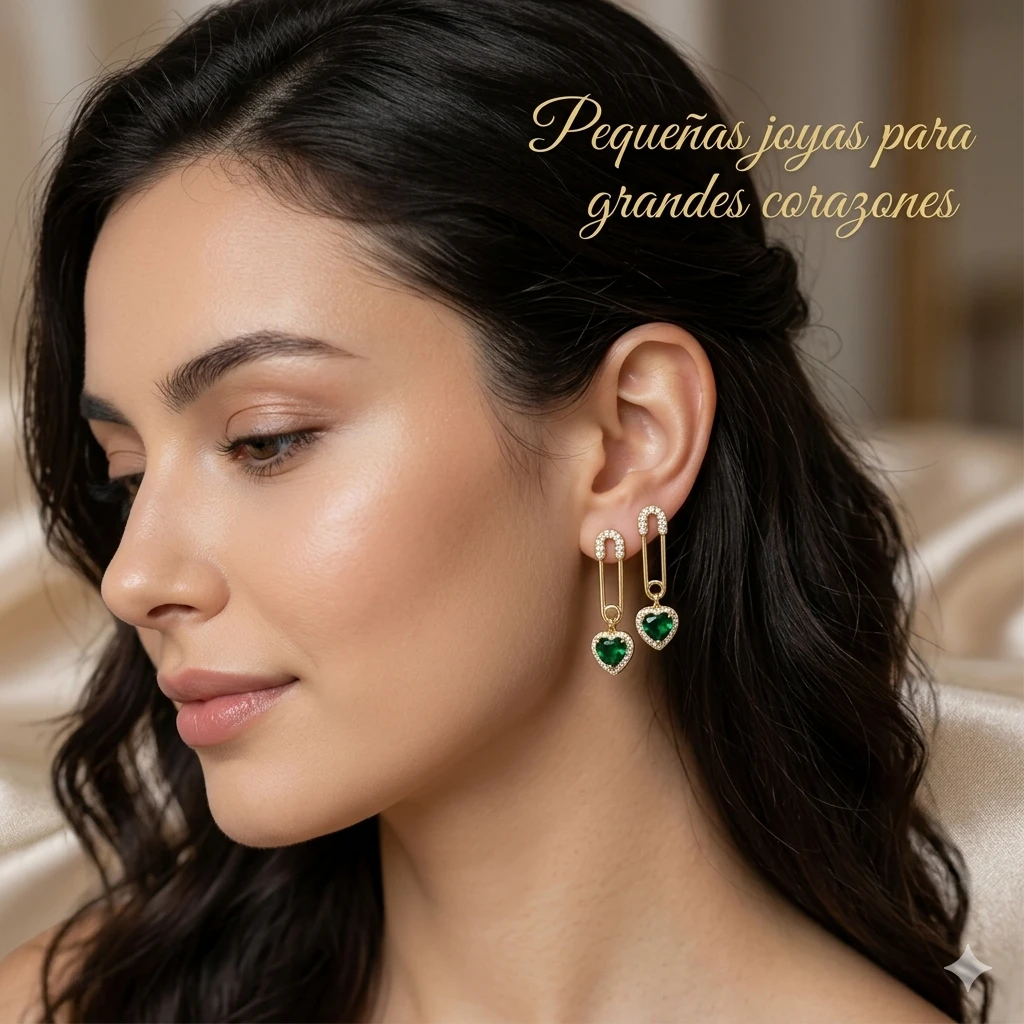 Aretes Esmeralda 
