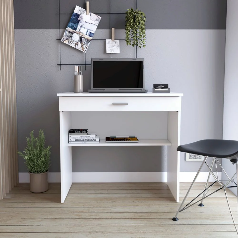 Escritorio Blanco Sencillo Eros  3