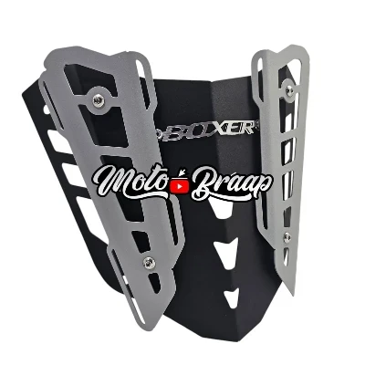 BOXER CT 100 / BOXER KS / Cupula acero negro logo 3d cromado ML