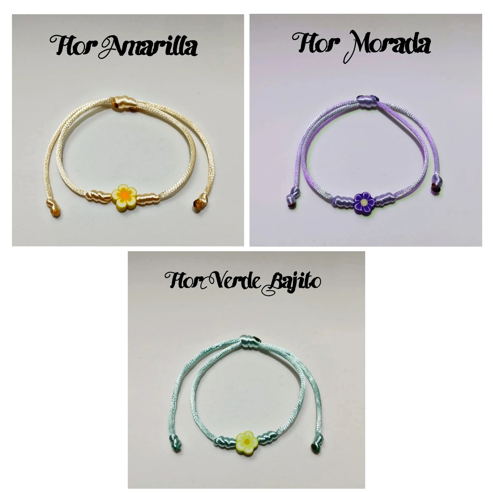 1 Pulsera de Flor Sencilla 3