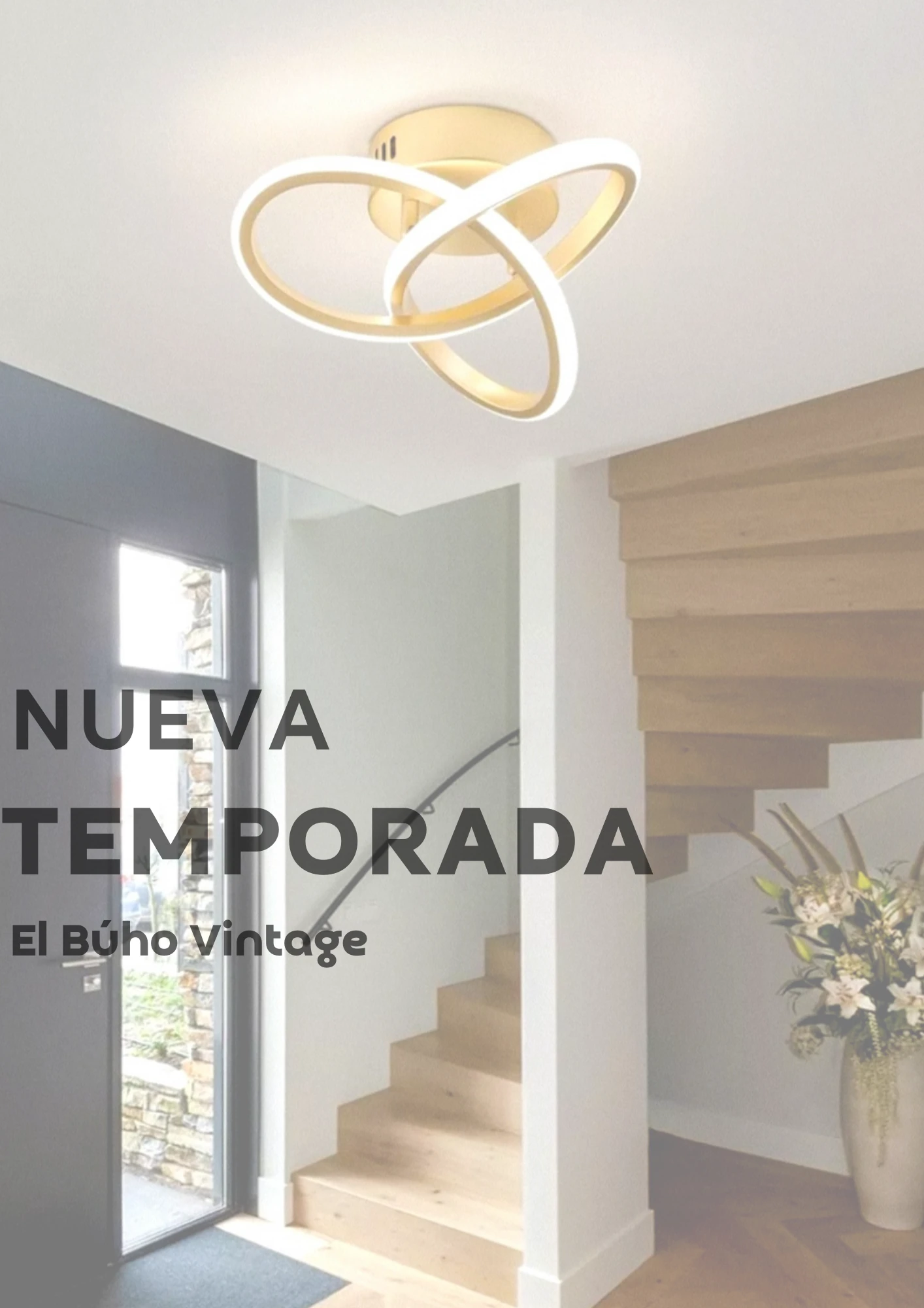 Aplique LED decorativo para Techo o Pared