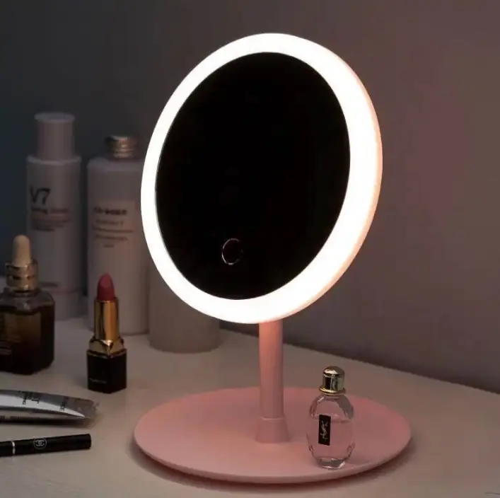 Espejo Maquillaje LUZ LED Redondo con Encendido táctil 2