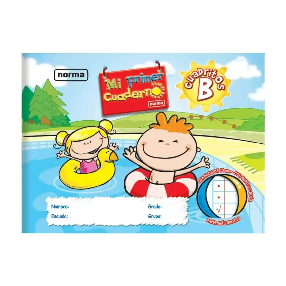 Cuaderno , mi primer cuaderno cuadrito b 72 h 2