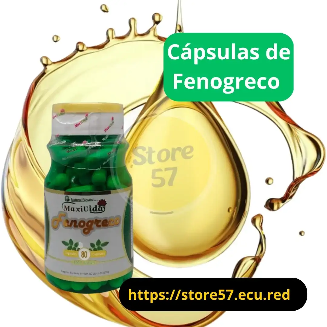 Cápsulas de Fenogreco Frasco x 80