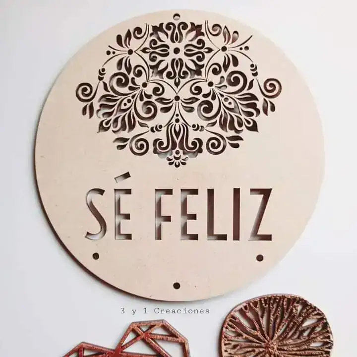 CARTEL SÉ FELIZ