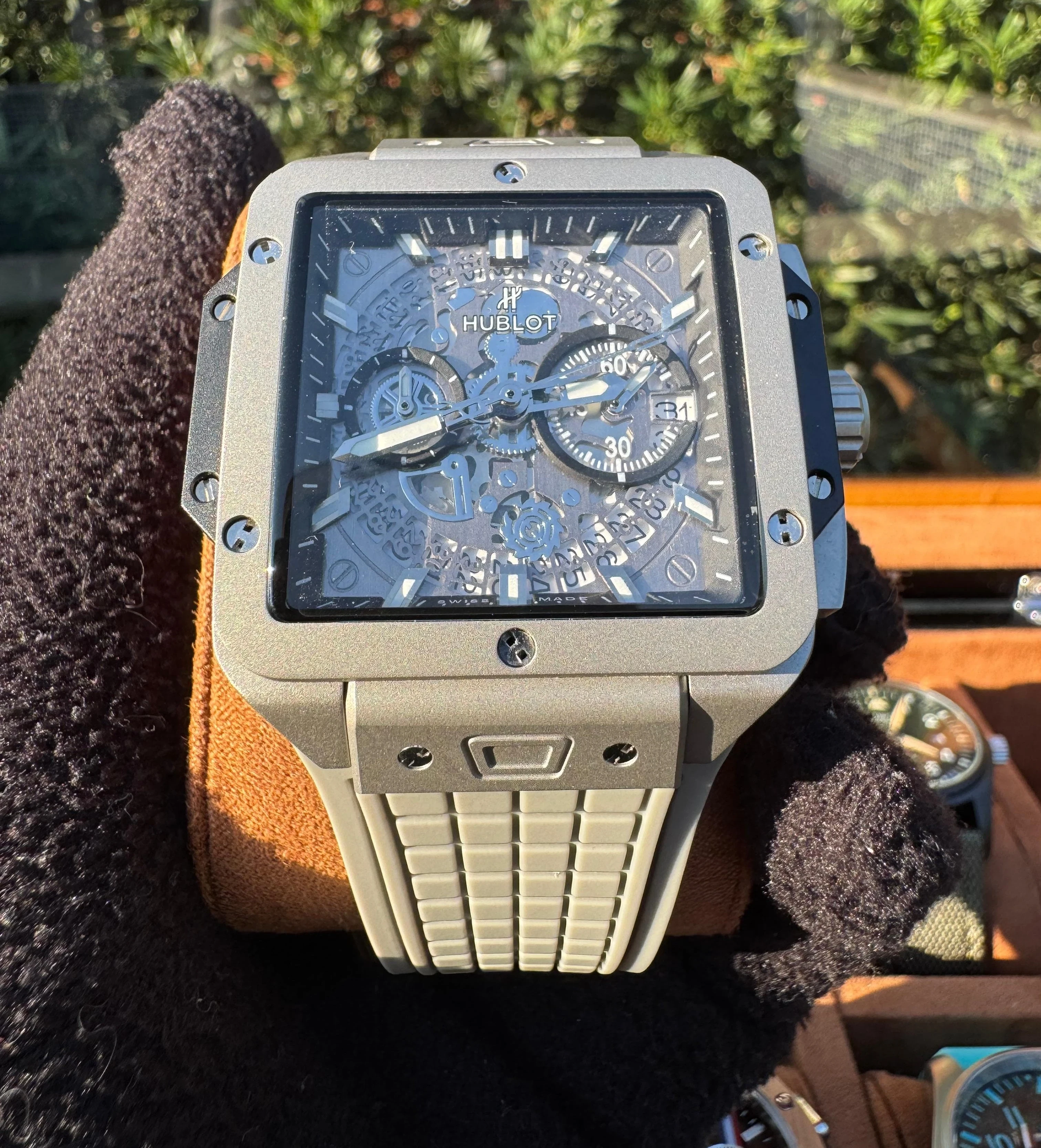 RELÓGIO HUBLOT SQUARE BANG 4