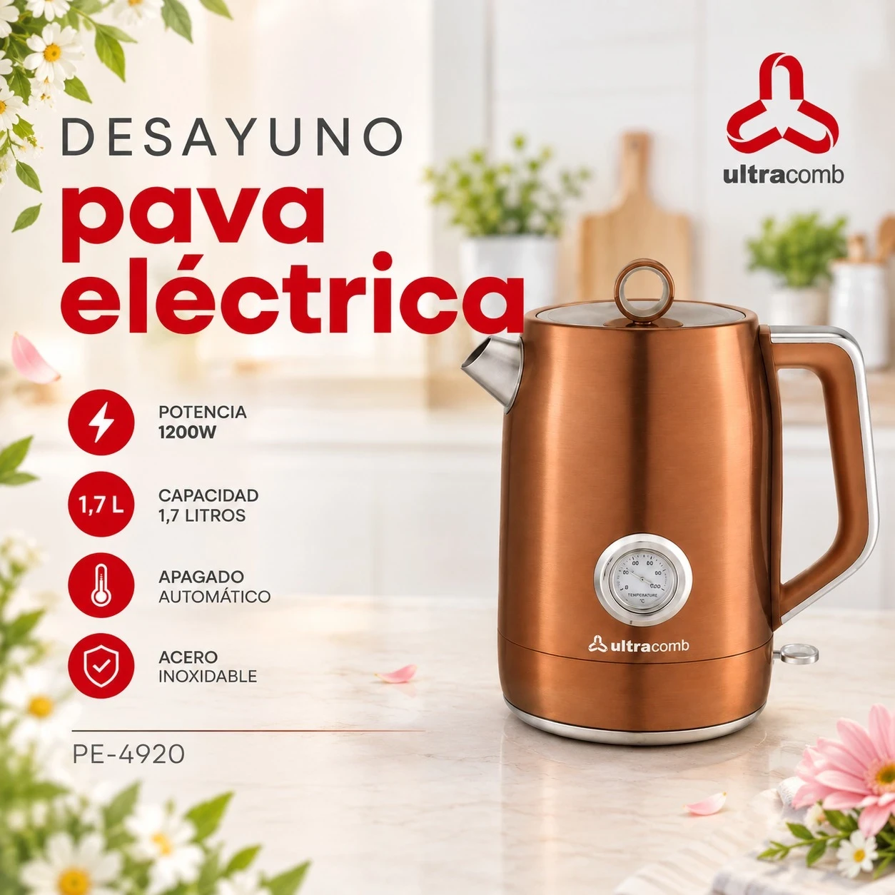 PAVA ELÉCTRICA ULTRACOMB PE-4920
