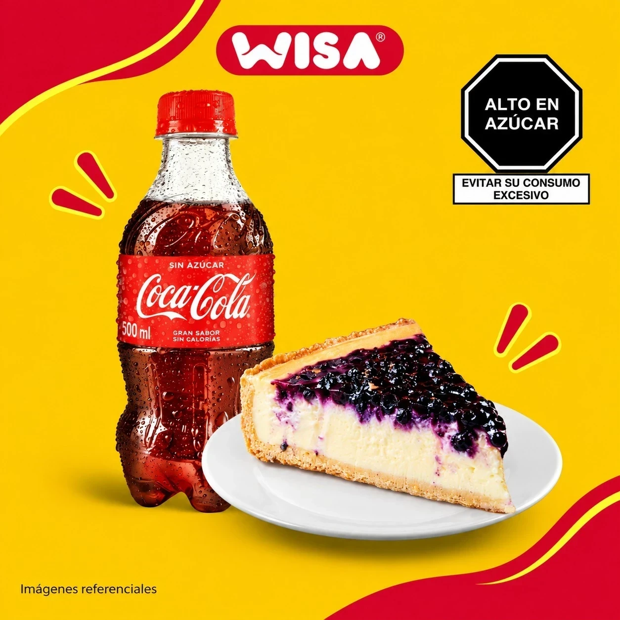 Cheesecake De Sauco + Coca cola 300 ML