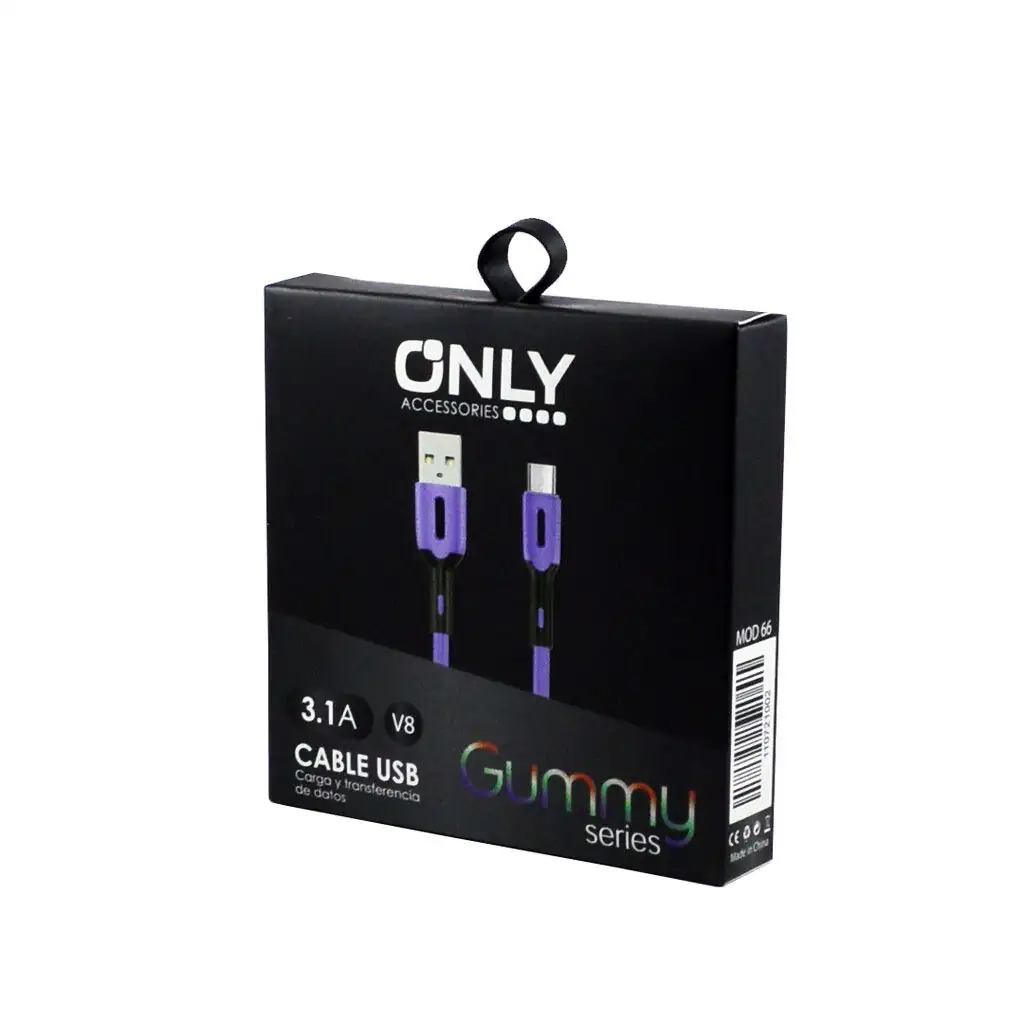 Cable usb gummy tipo c