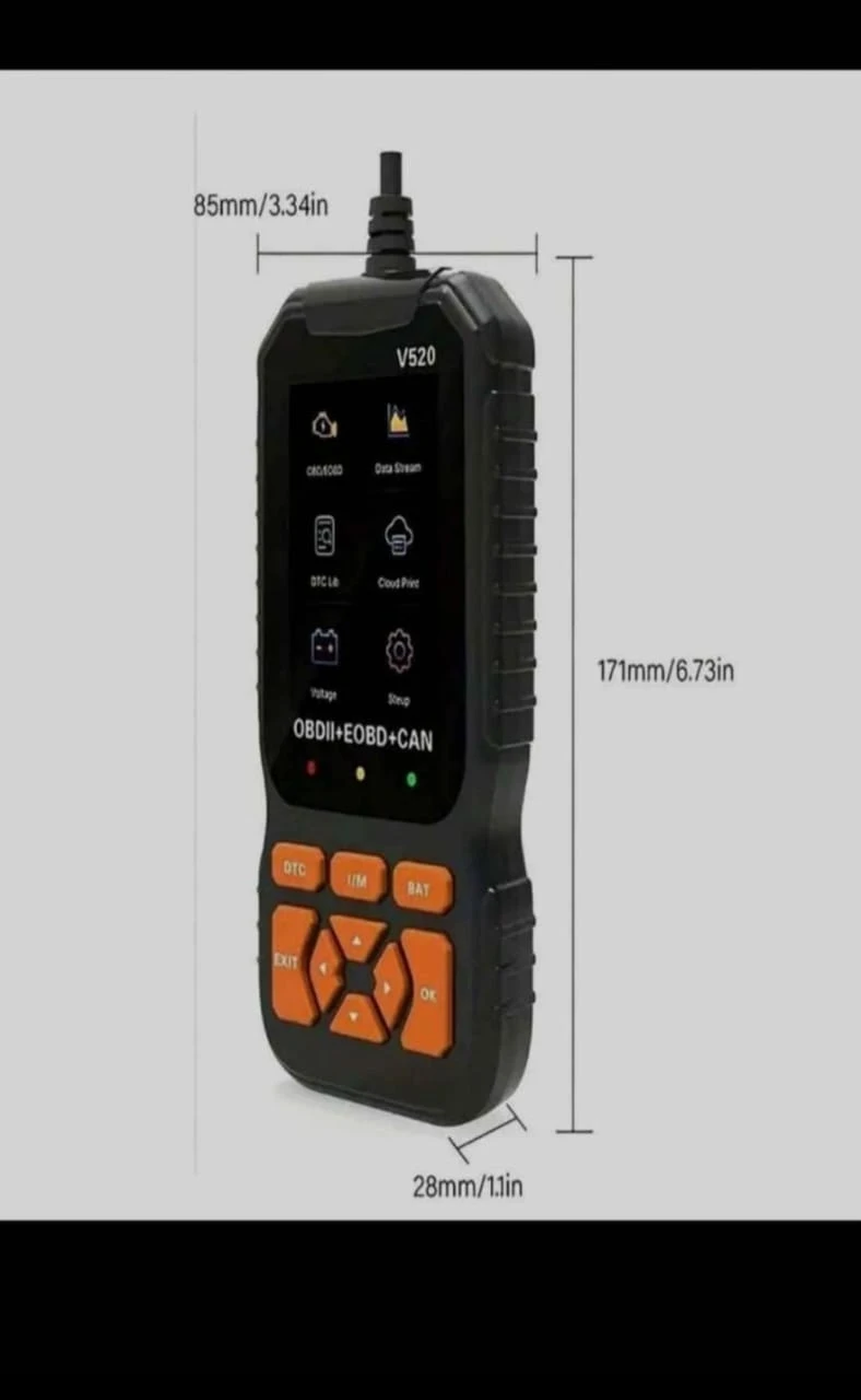 Escáner automotriz V520/ OBD II- Profesional  7