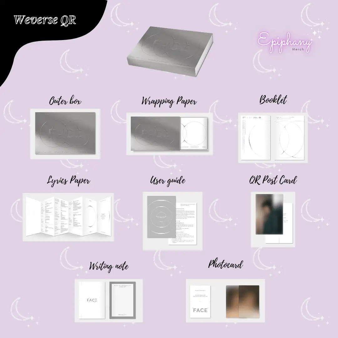 Álbum Face Jimin Weverse QR 2