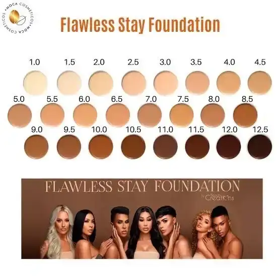 Base flawless stay foundation beauty creations  2