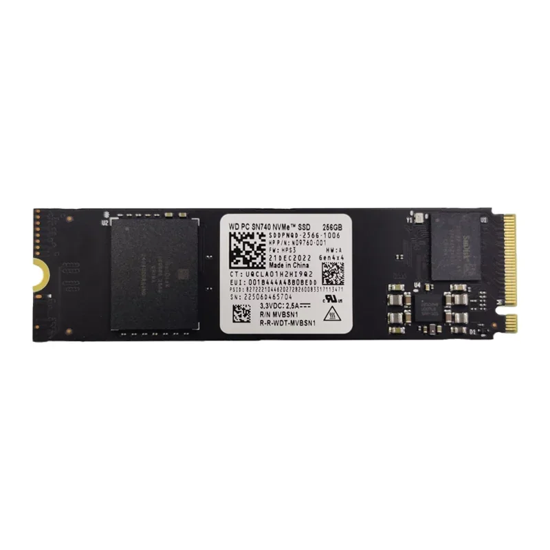 SSD M.2 NVME 256GB WESTER DIGITAL SN740 