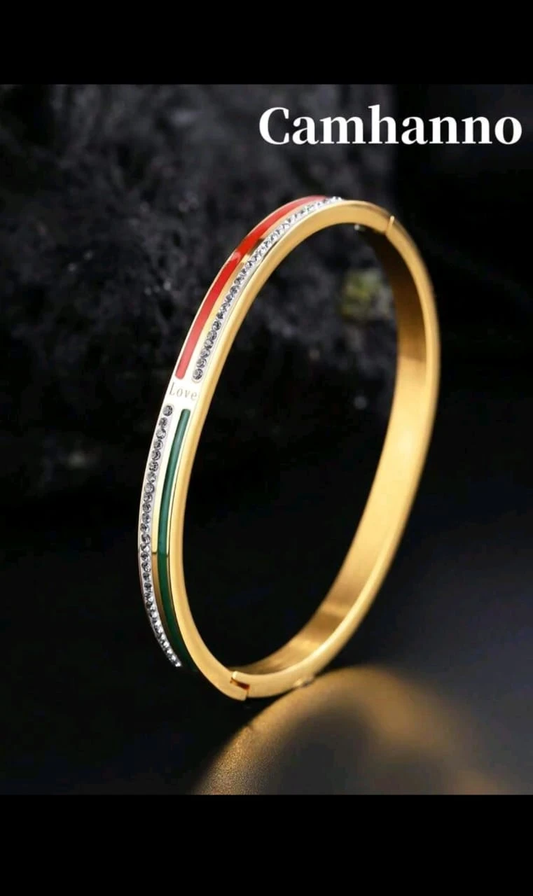 Brazalete unisex con diseño de bandera italiana