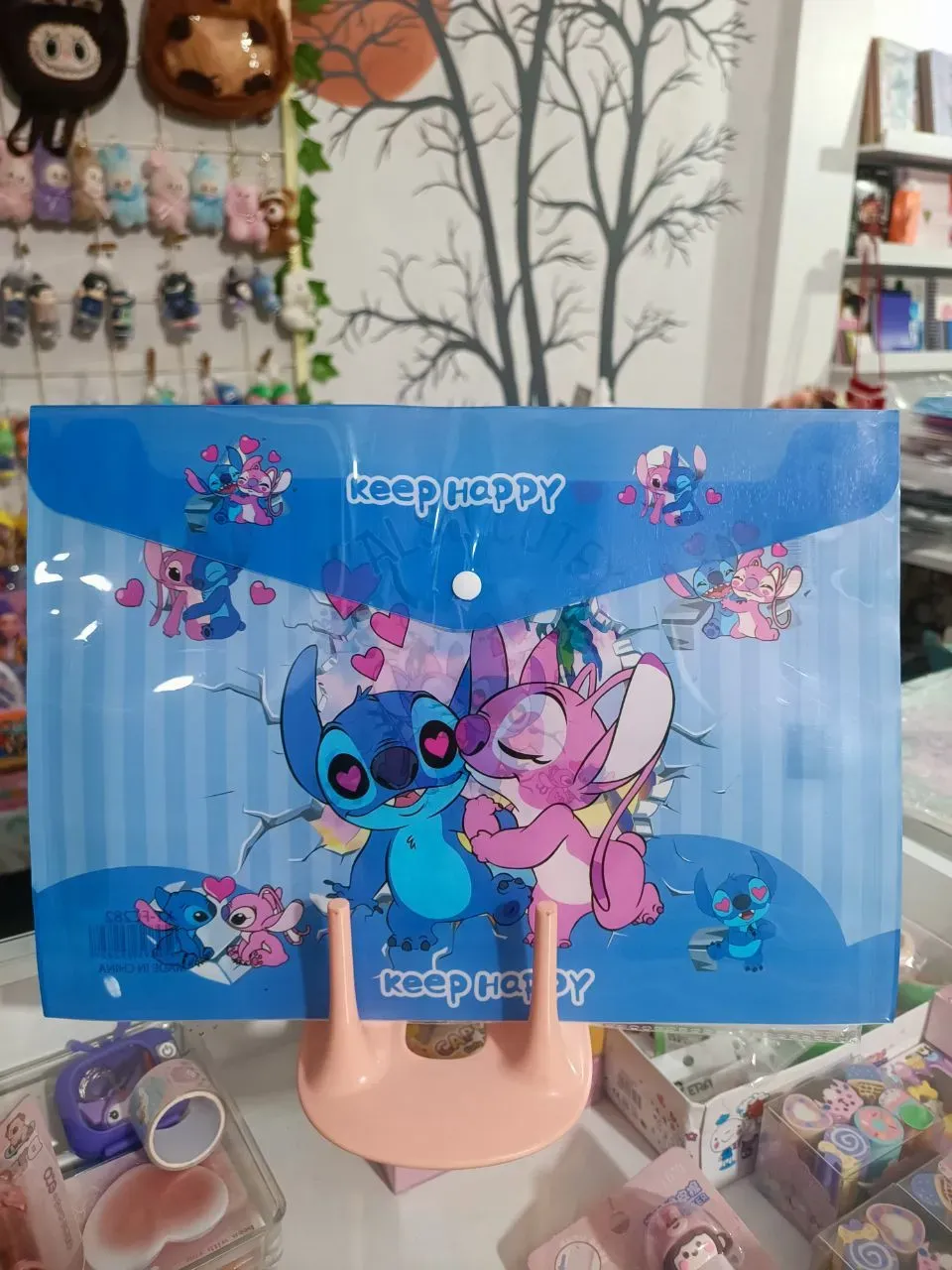 Carpeta tipo sobre. STITCH. Mas regalo. 2