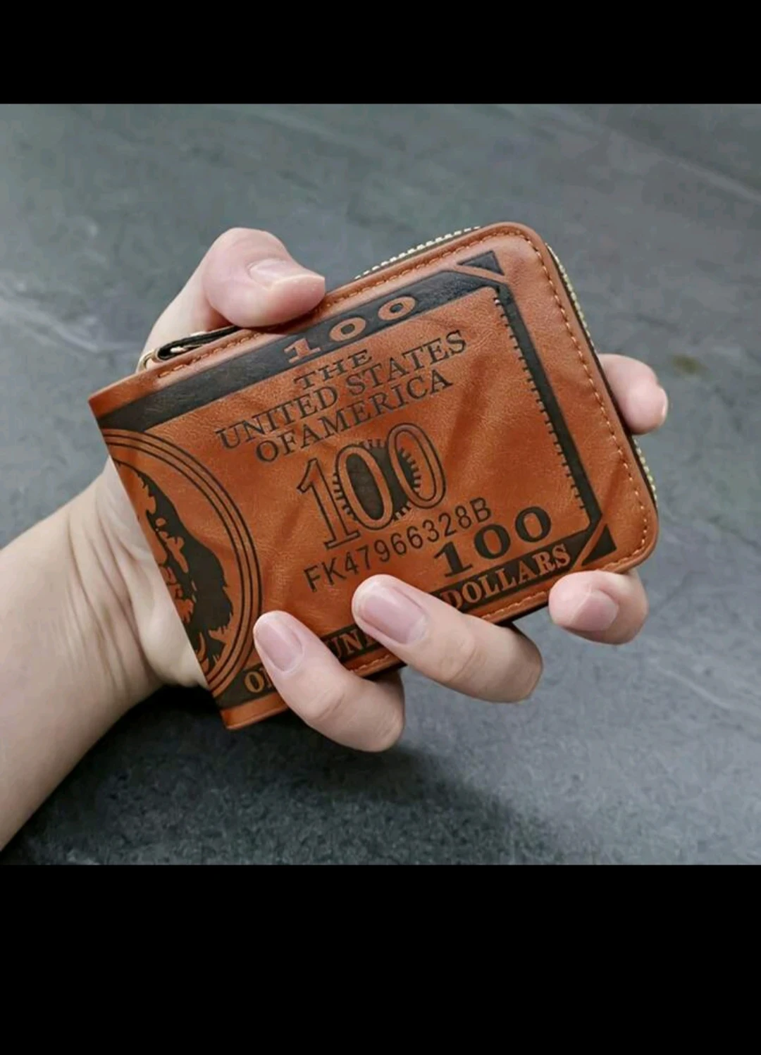 Billetera de caballero con diseño de Dolar Americano 2