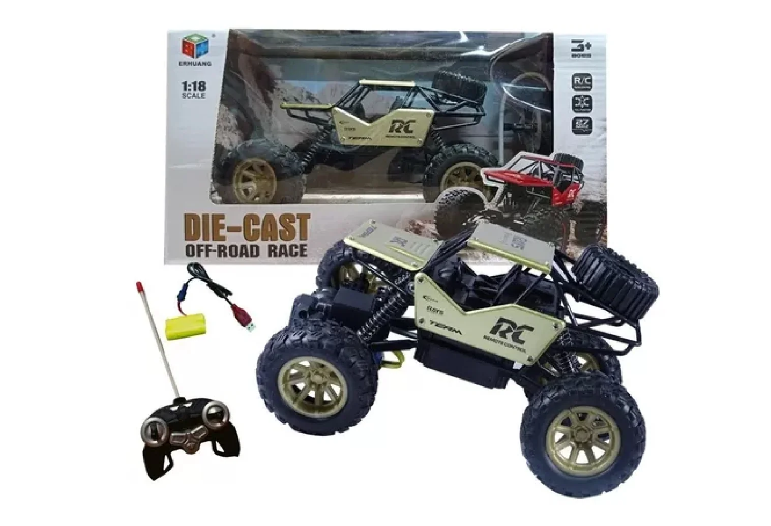 Carro Jeep Control Remoto Con Luces 6