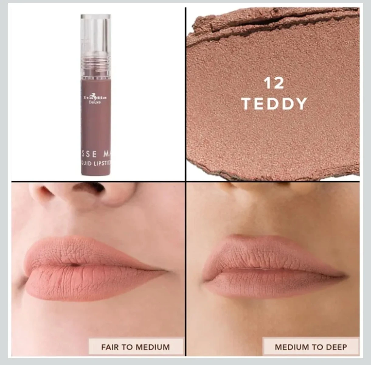 Mousse matte liquid lipstick tono teddy 🥰❤️🎀
