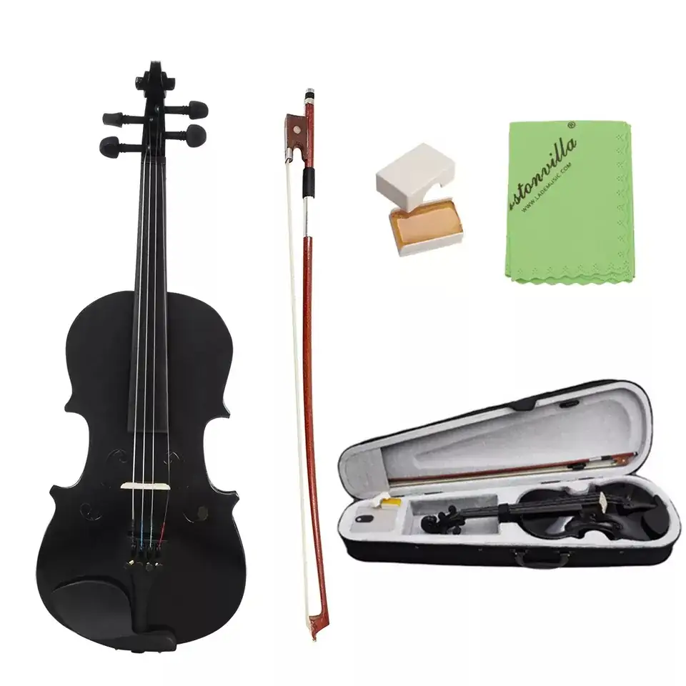 Violín acústico ligero para principiantes