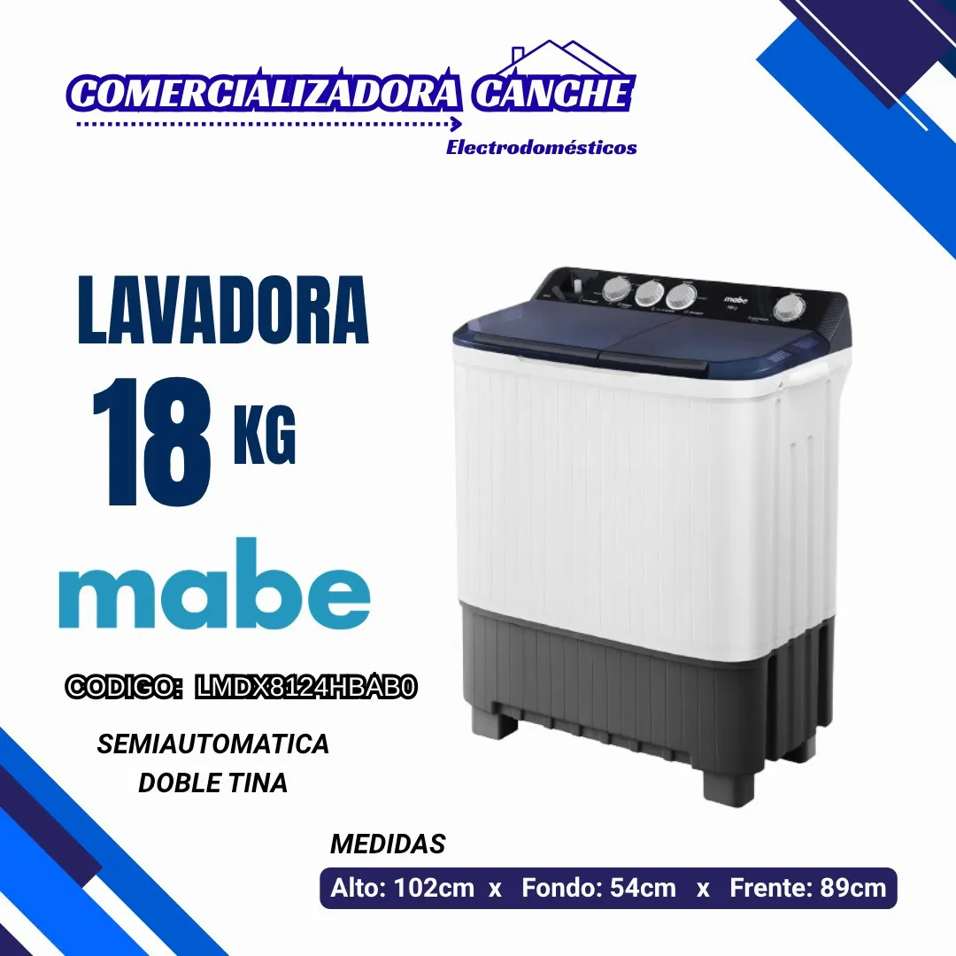 LAVADORA 18KG MABE