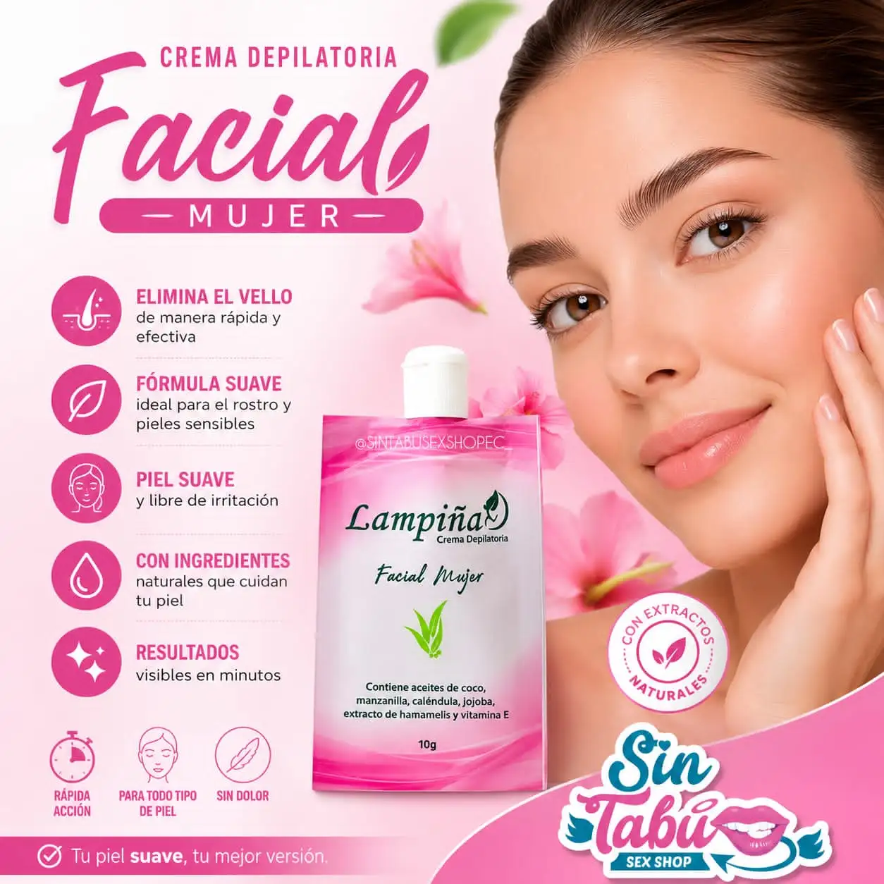 CREMA DEPILATORIA FACIAL 