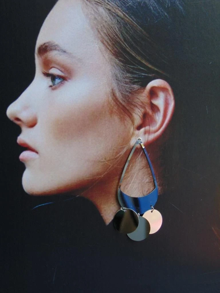 ARETE ACERO PLATE LAGRIMA LARGA LISA 2