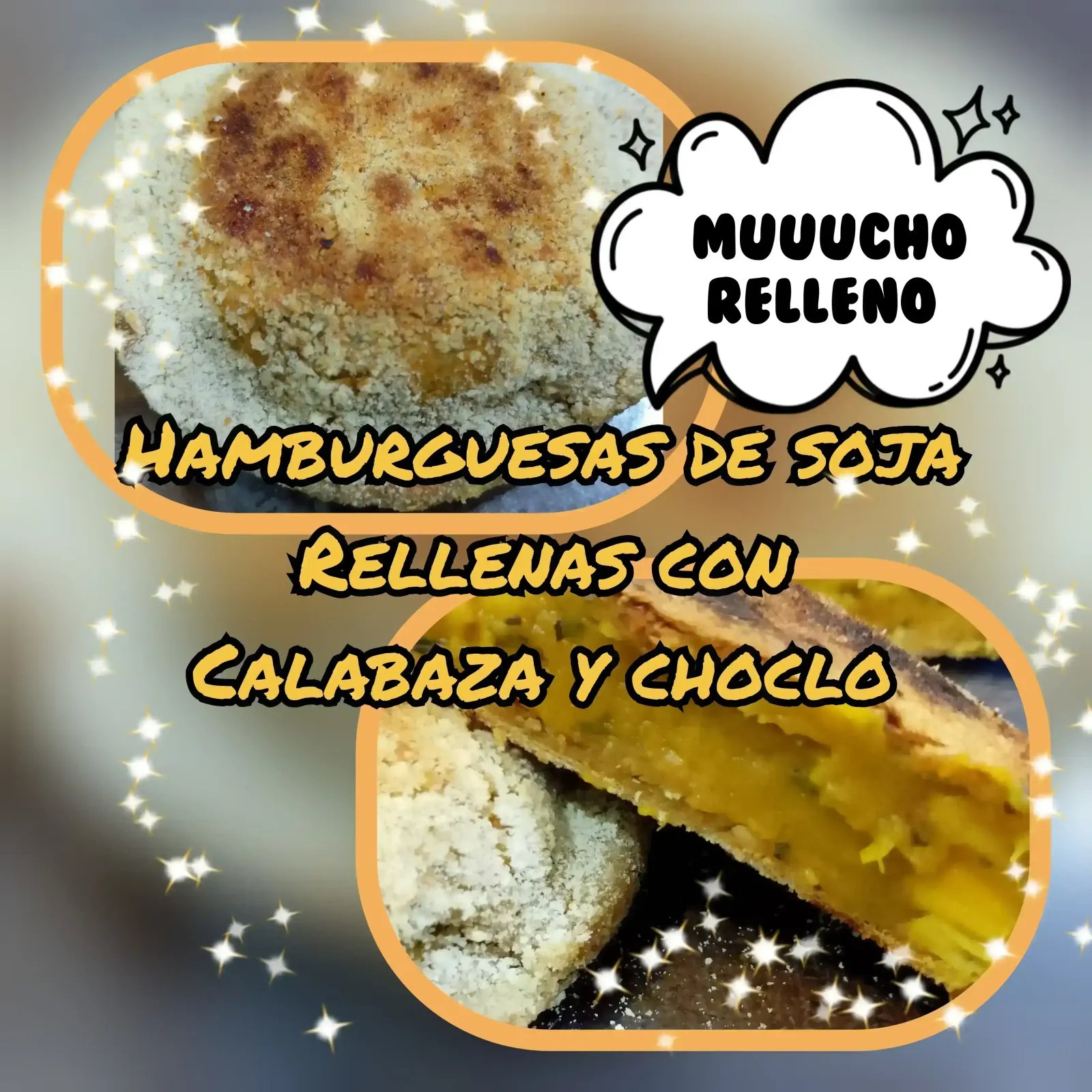 Medallones de soja calabaza 🎃 y choclo 🌽 x 2