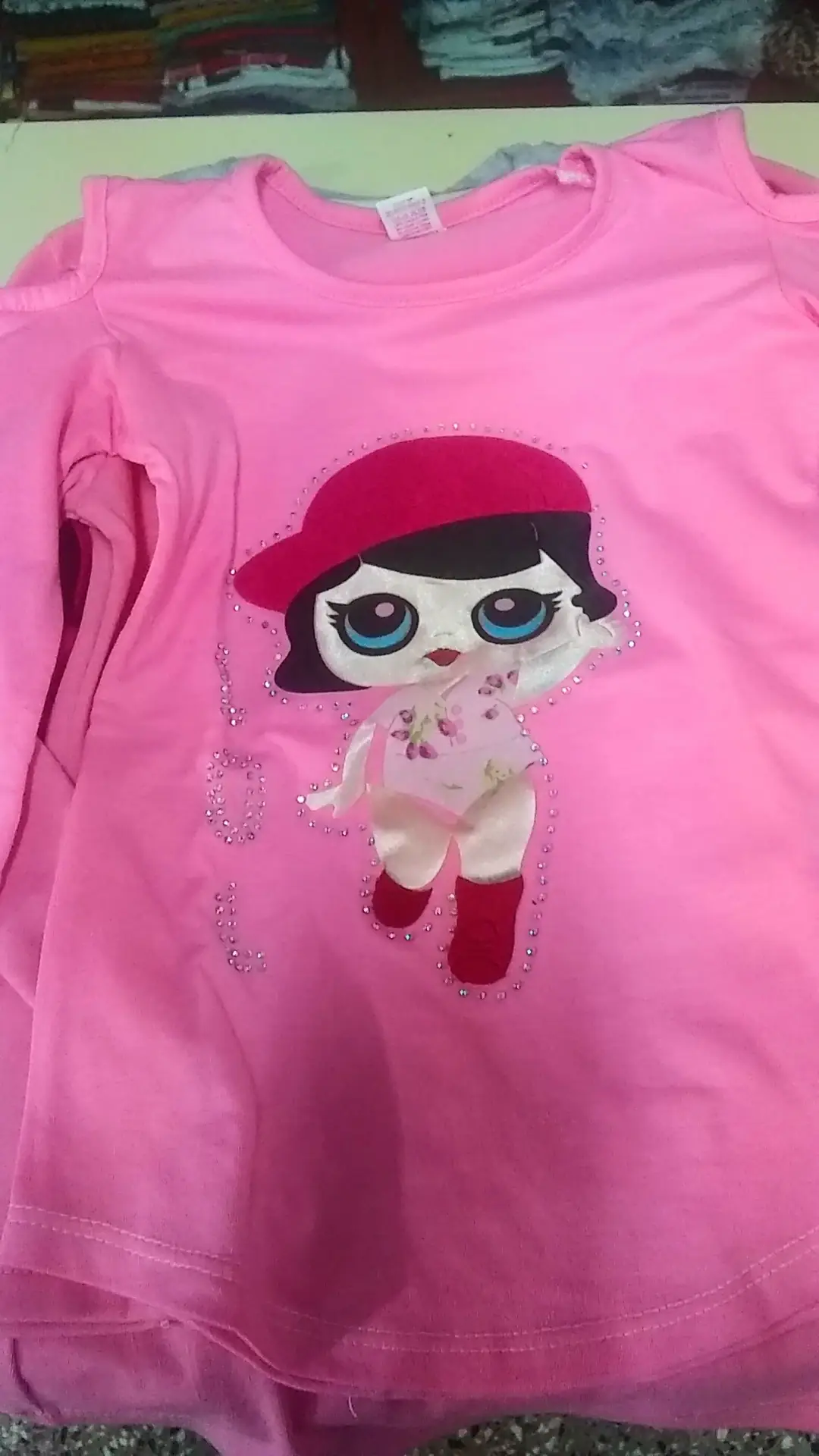 Remera nena del 2 al 14 surtidas  3
