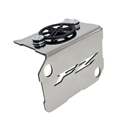 FZ 2.0 / FZ 250 P. Freno delantero Tornillo diagonal acero cromado logo 3d negro ML