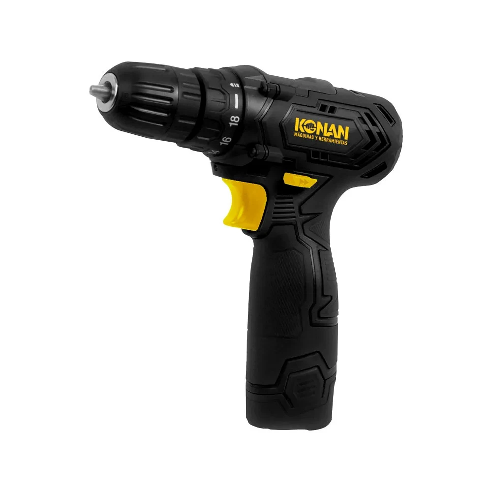 Set Taladro Atornillador a Batería 12V con Herramientas Konan 3