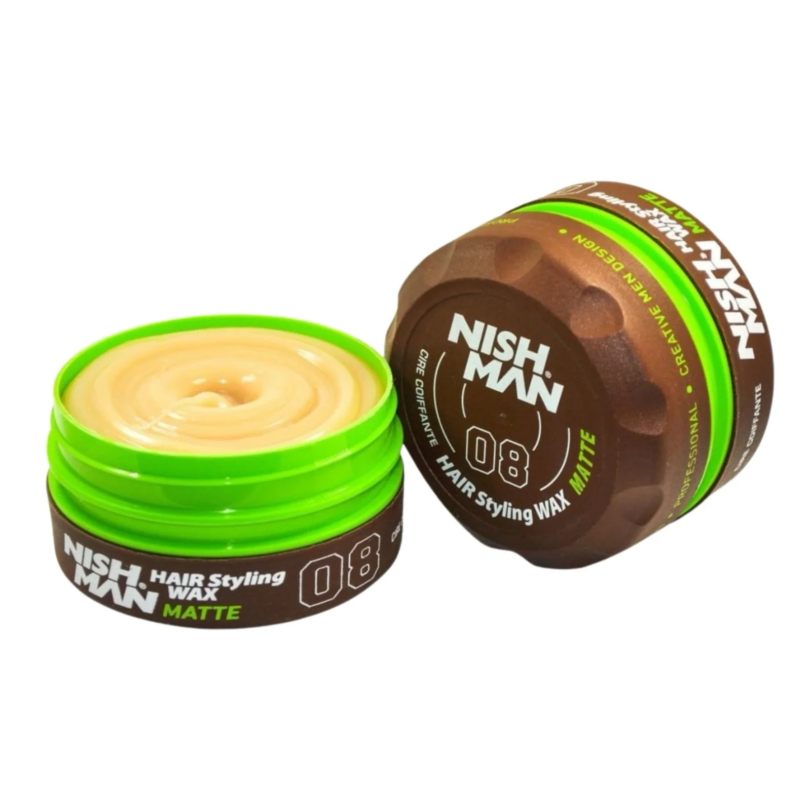 Cera en Gel para el Cabello Matte Nisman Mediana 150ml (08 Cafe)