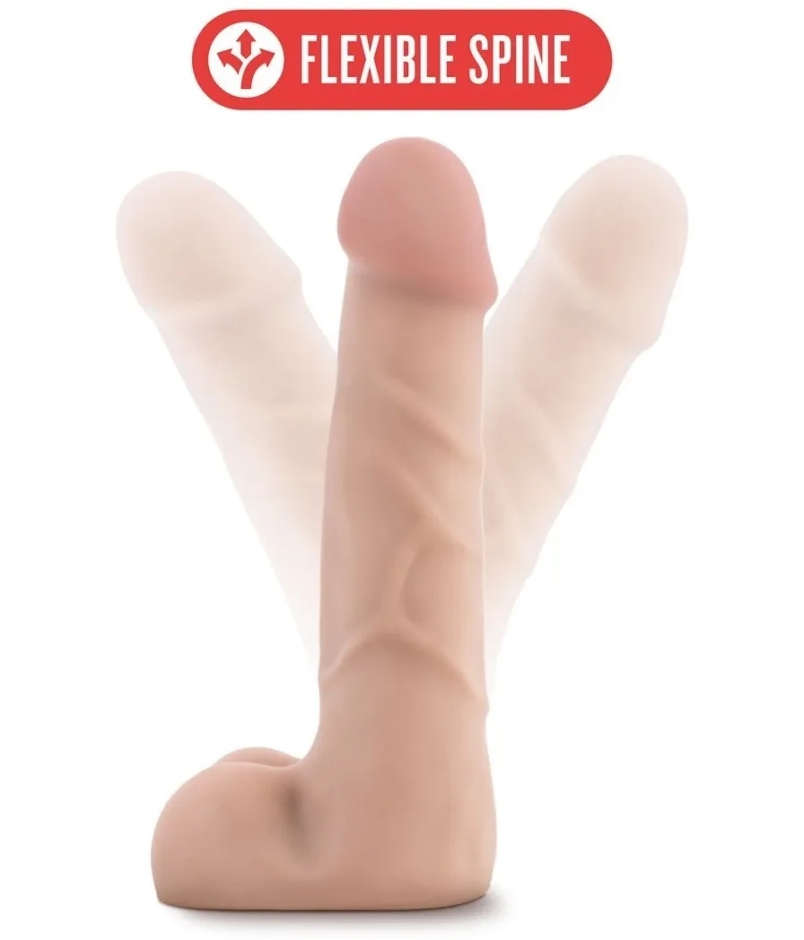 X5 Plus 7″ Cock with Flexible Spine Beige 6