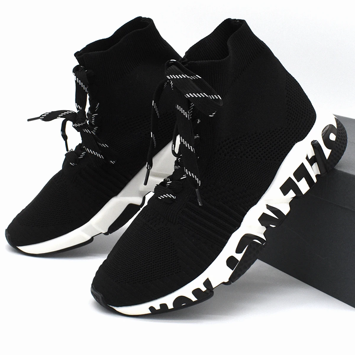 Balenciaga Speed Lace Up Graffiti 2