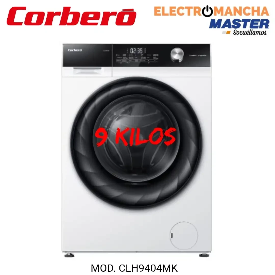 LAVADORA CORBERO CLH9404MK 9 KILOS 1400RPM A 
