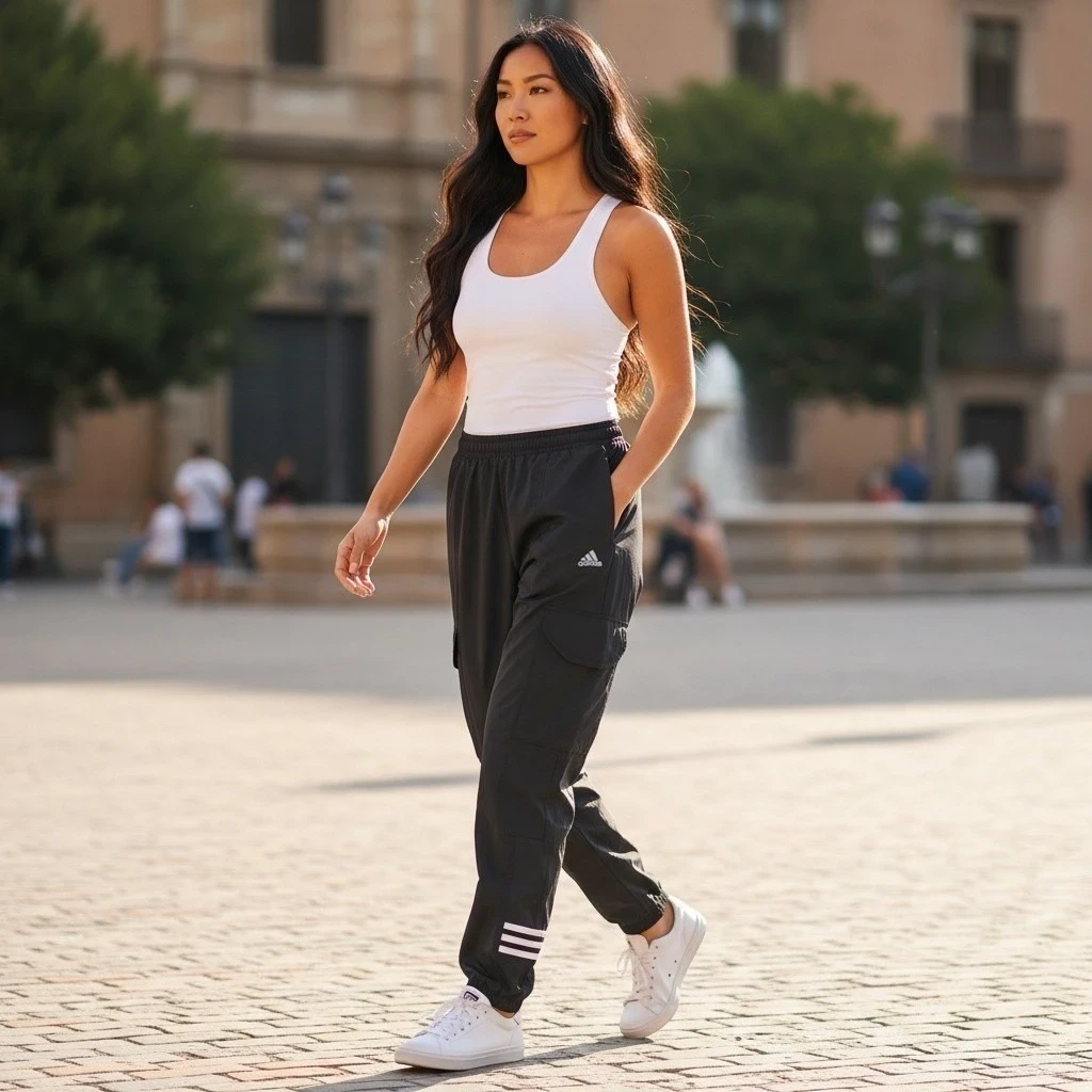 Pantalon Adida Xl diseño tres franjas