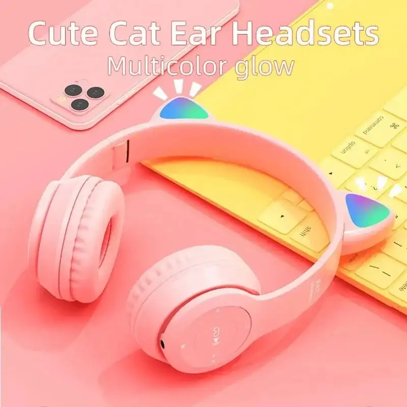 Audífonos Gatito Bluetooth  3