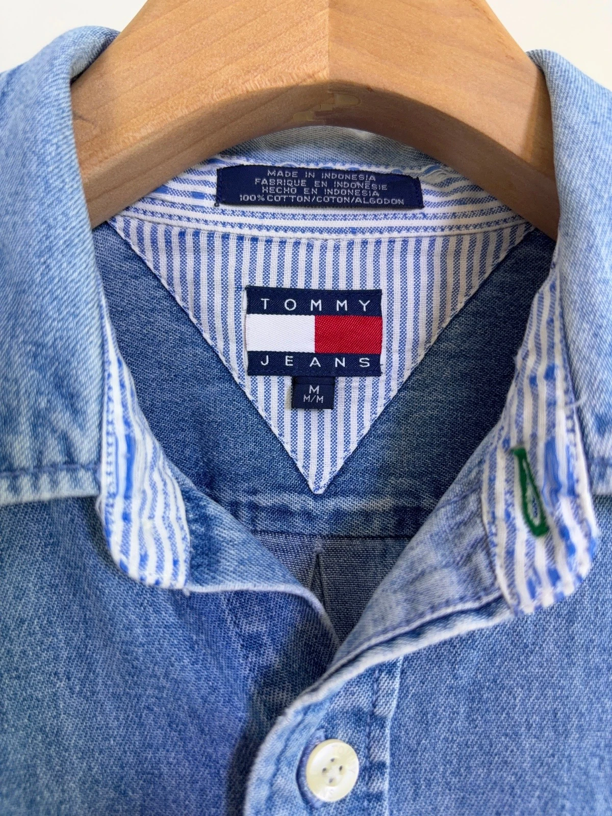Camisa Denim Tommy Jeans - 100% Algodón  3