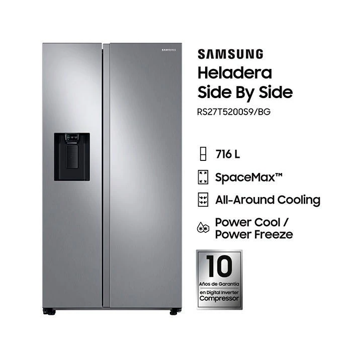 Heladera Samsung Inverter No Frost RS27T5200 Fefined Inox ‼️INGRESANDO‼️