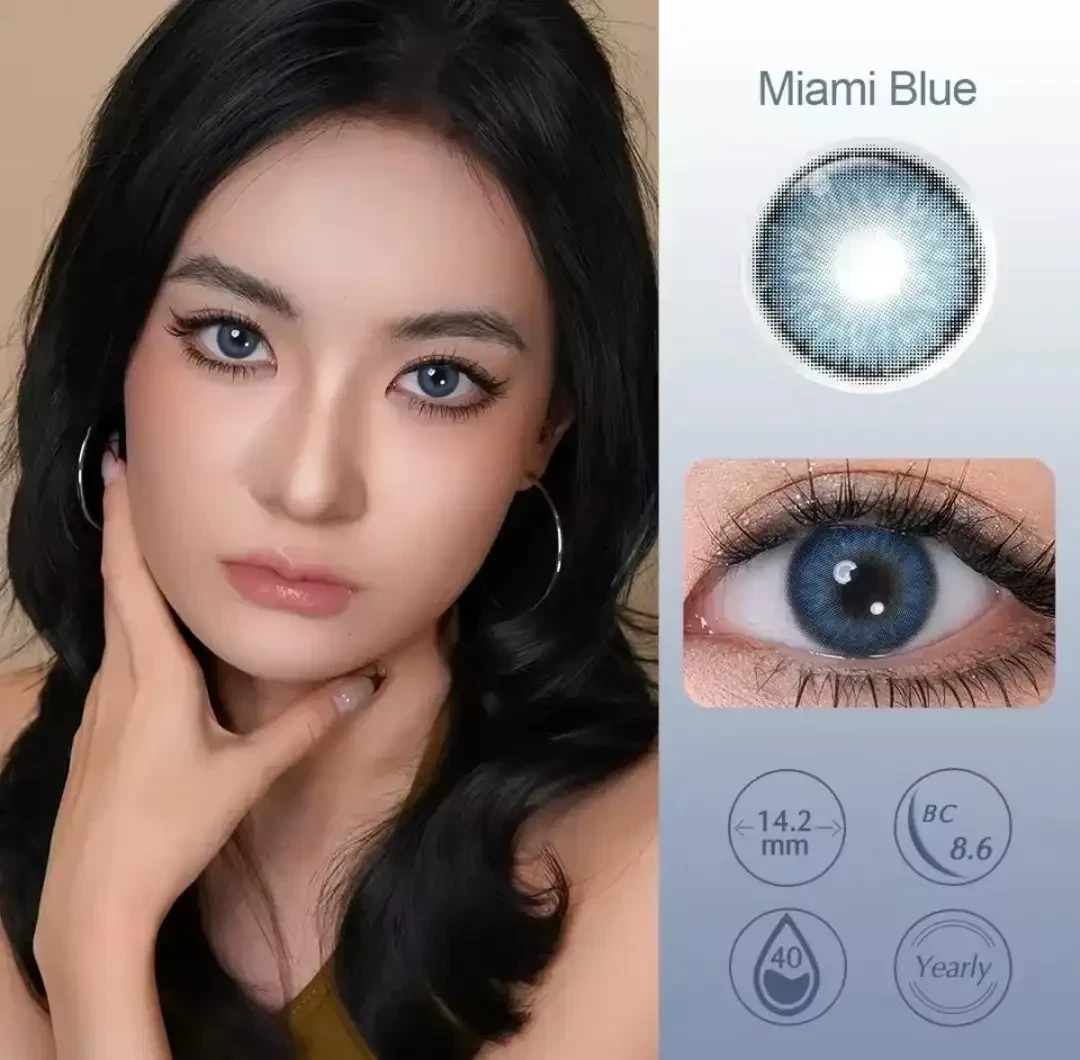 Lentes de contacto - Referencia: Miami Blue  2